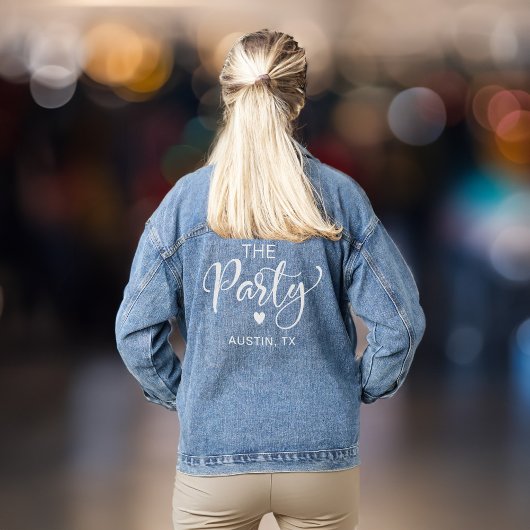 Schattige Austin Meisjesuitje Party Denim Jacket