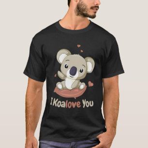 Schattige Australia Day Australian Koala Love You T-shirt