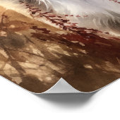 Schattige Australian Shepherd Dog Art Print Poster (Hoek)