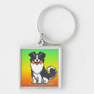 Schattige Australische Herdershond-23144 Sleutelhanger