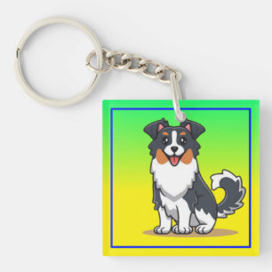 Schattige Australische Herdershond-23144 Sleutelhanger