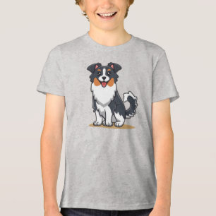 Schattige Australische Herdershond-23144 Tri-Blend Shirt