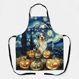 Schattige Australische Herdershond Halloween Jack Schort