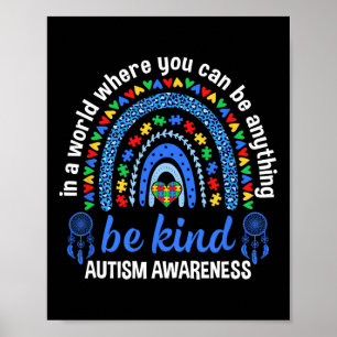 Schattige Autisme Moeder Vrouwen Mannen Autisme Aw Poster