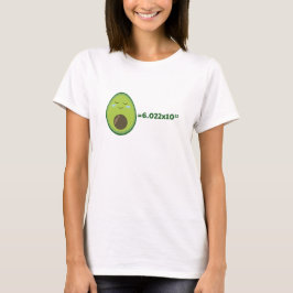 Schattige Avocado - Getal van Avogadro  T-shirt