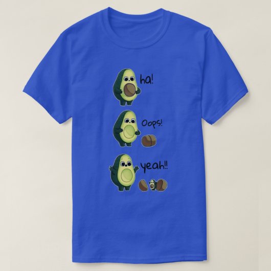 schattige avocado grappig t-shirt (Design voorkant)