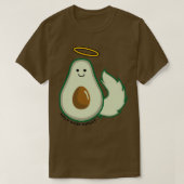 schattige avocado-kat holle guacamole t-shirt (Design voorkant)