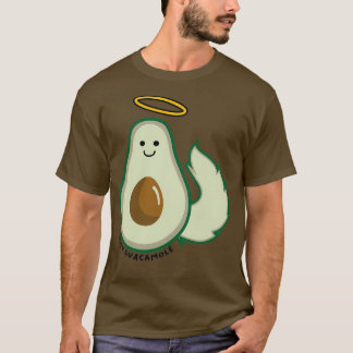 schattige avocado-kat holle guacamole t-shirt