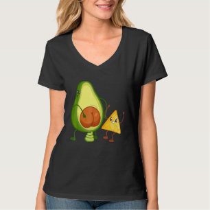Schattige Avocado Kont Poepende Guacamole Met Tort T-shirt