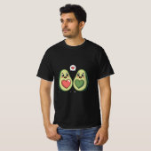 Schattige Avocado Liefde T-shirt (Voorkant volledig)