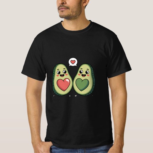 Schattige Avocado Liefde T-shirt (Voorkant)