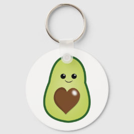 Schattige Avocado Sleutelhanger