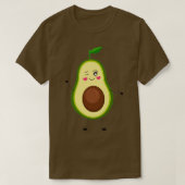 schattige avocado-sticker t-shirt (Design voorkant)