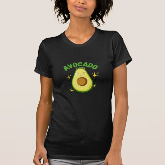 Schattige avocado T-shirt | Grappig Fruit Design v (Voorkant)