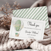 Schattige Avontuur wacht op baby shower bedankje Informatiekaartje