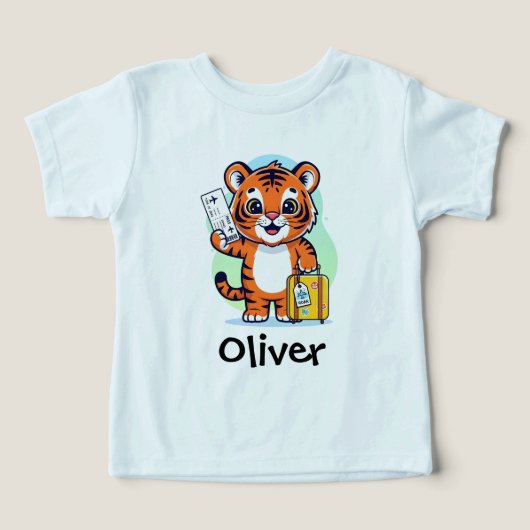 Schattige Avontuurlijke Tijger (Design voorkant)