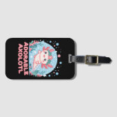 Schattige Axolotl aquatische schattigheid Bagagelabel (Voorkant (horizontaal))