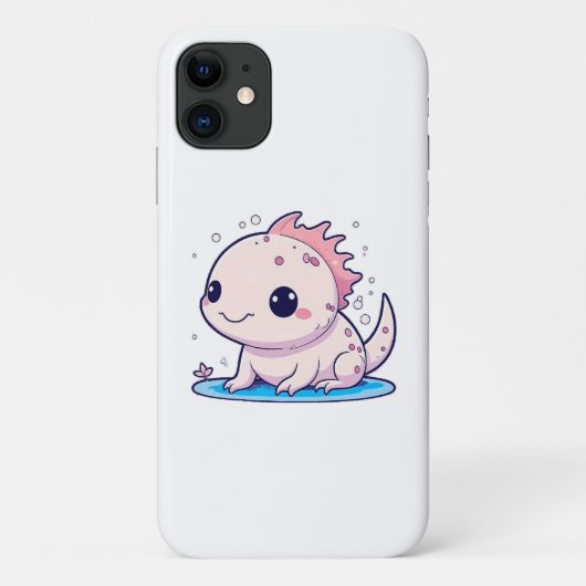 schattige axolotl filosoof Case-Mate iPhone case (Achterkant)