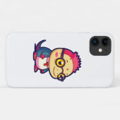 schattige axolotl filosoof Case-Mate iPhone case (Achterkant (horizontaal))