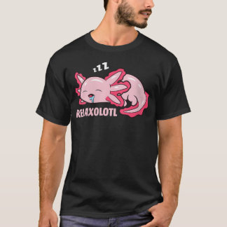 Schattige Axolotl Liefhebber Mexicaanse Salamander T-shirt