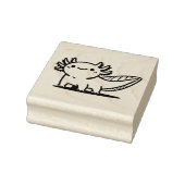 Schattige Axolotl Rubberstempel (Stempel)