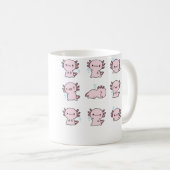 Schattige Axolotl Set Koffiemok (Voorkant rechts)