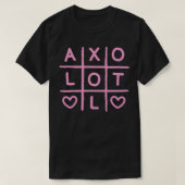 Schattige Axolotl Tic Tac Teen Roze T-shirt (Design voorkant)