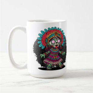 Schattige Azteek Zombie Koffiemok