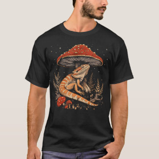 Schattige Baardagaam Hagedis Cottagecore Esthetiek T-shirt