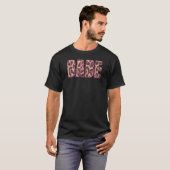 Schattige Babe Luipaardprint Bruidsmeisjes Afschei T-shirt (Voorkant volledig)