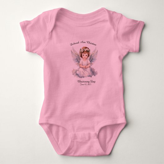Schattige Baby Angel Romper (Voorkant)