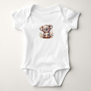 Schattige Baby Animal Print Romper