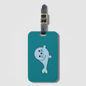 Schattige Baby Bagagelabel (Voorkant (verticaal))