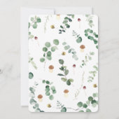 Schattige Baby Beer groen Gender Neutral Shower T Bedankkaart (Achterkant)