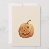 Schattige Baby Beer Halloween Verjaardag Kaart (Achterkant)