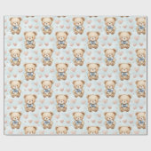 Schattige baby beer inpakpapier (Vlak)