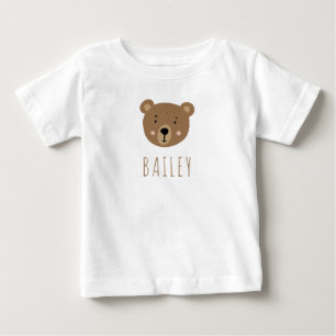 Schattige baby beer modern blauw