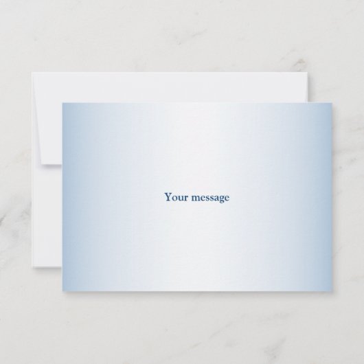 Schattige Baby Beer Pilot Blue Airplane Mooi Bedankkaart (Achterkant)