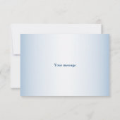 Schattige Baby Beer Pilot Blue Airplane Mooi Bedankkaart (Achterkant)