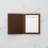 Schattige baby beer tekst toevoegen voor elk doel kaart (Binnen)