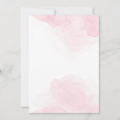 Schattige Baby Beer Waterverf Baby shower Uitnodig Kaart (Achterkant)