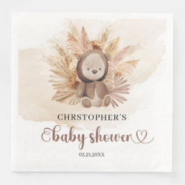 Schattige baby beren sweatshirt pampas Baby shower Servet