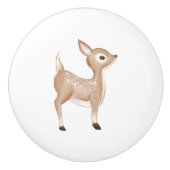 Schattige Baby Beste Fawn Baby kamer kwekerij Keramische Knop (Voorkant)