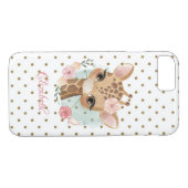 Schattige Baby Beste, Polka Dots-Personalized Case-Mate iPhone Case (Achterkant (Horizontaal))