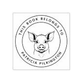 Schattige Baby biggetje Dit boek hoort bij de naam Rubberstempel (Afrduk)