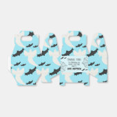 Schattige Baby Blauw Halloween Verjaardagsfeestje Bedankdoosjes (Uitgevouwen)