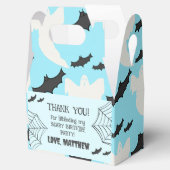 Schattige Baby Blauw Halloween Verjaardagsfeestje Bedankdoosjes (Geopend)