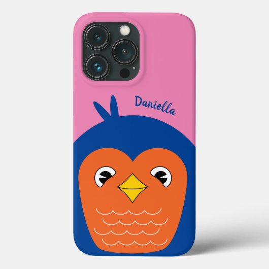 Schattige baby Blue Bird Case-Mate iPhone Case (Achterkant)