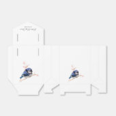 Schattige Baby Blue Jay Baby shower Bedankdoosjes (Uitgevouwen)