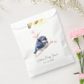 Schattige Baby Blue Jay Baby shower Bedankzakje (Gezegeld)